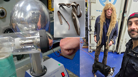 MES Hanging out with John Hutchison in the Lab!