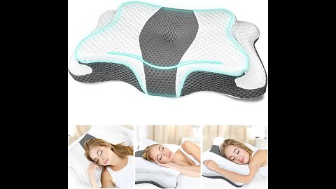 Memory Foam Pillows, Cervical Pillow for Neck and Shoulder Pain Relief