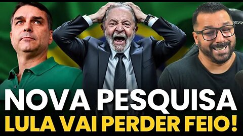 NOVA PESQUISA PODERDATA DEIXA PT EM DESESPERO! FLÁVIO BOLSONARO TEM TUDO PRA GANHAR DO LULA!