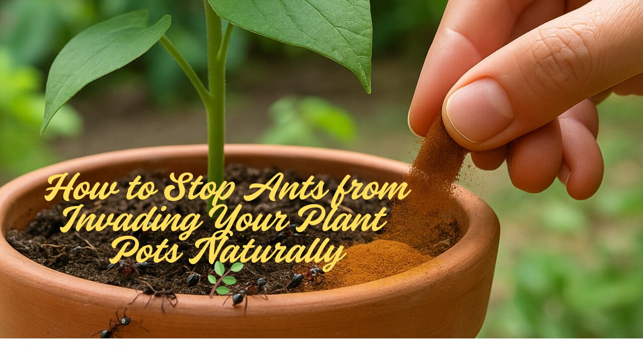 How to Stop Ants from Invading Your Plant Pots Naturally