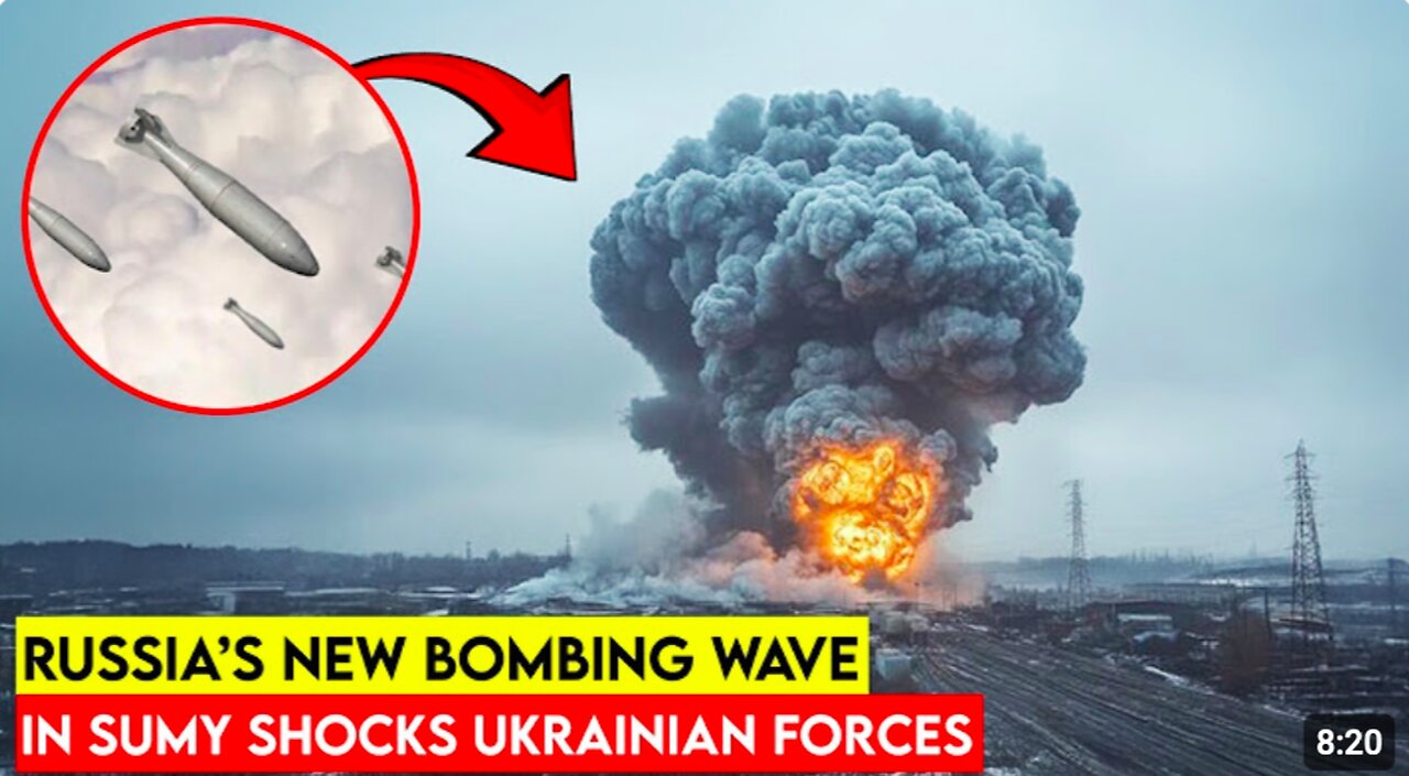 CLEANOUT UNDERGROUND - Russia’s 7 FAB-500 Strikes Hit Ukrainian Positions in Sumy!