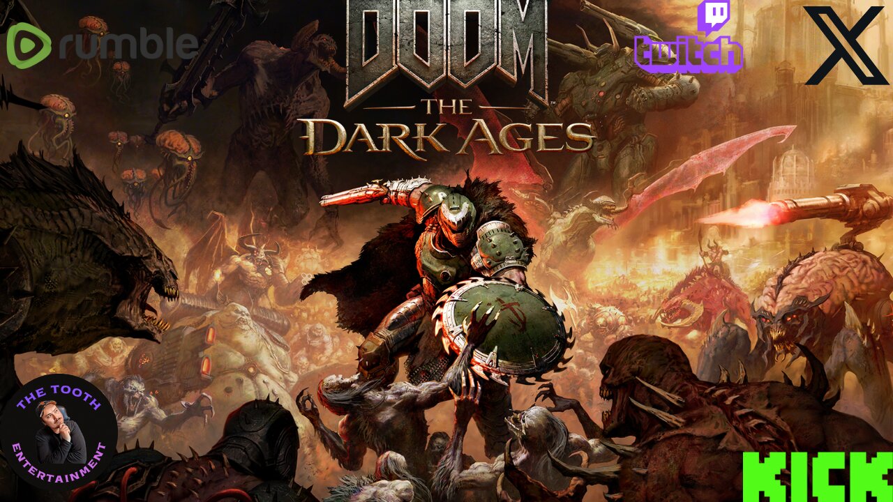 Doom The Dark Ages livestream road to 300 followers #GamingOnRumble