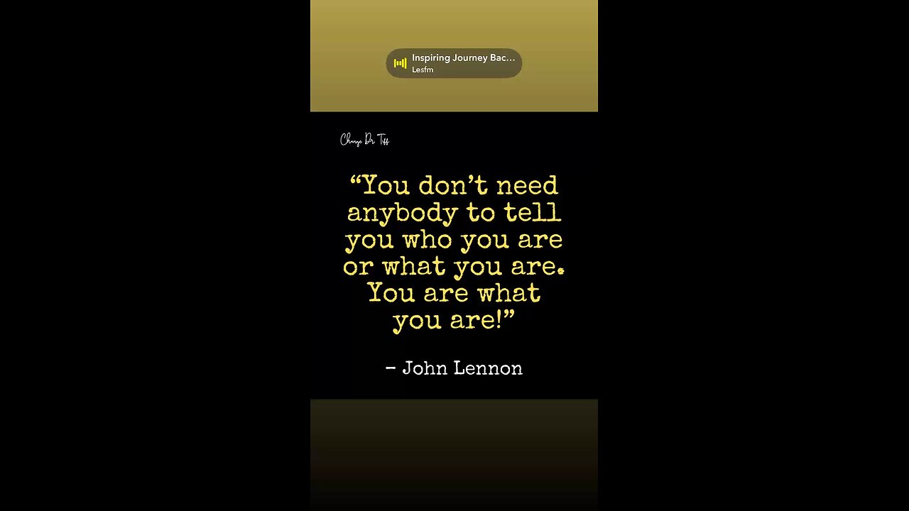 Trust yourself