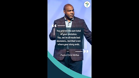 You are not the sum total of your mistakes.