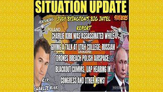 SITUATION UPDATE 9/11/25 - Charlie Kirk Was Assassinated While Giving A Talk At Utah College