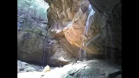 Hollow Double Falls, Parish Rocks Falls, Hocking State Forest