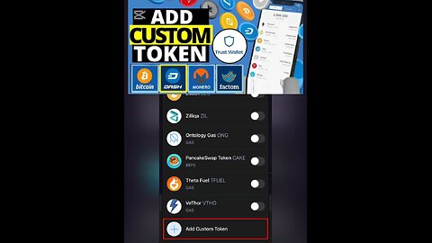 How to add Newly Swapped Tokens to Trust Wallet