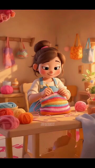 The knitting is definitely neat