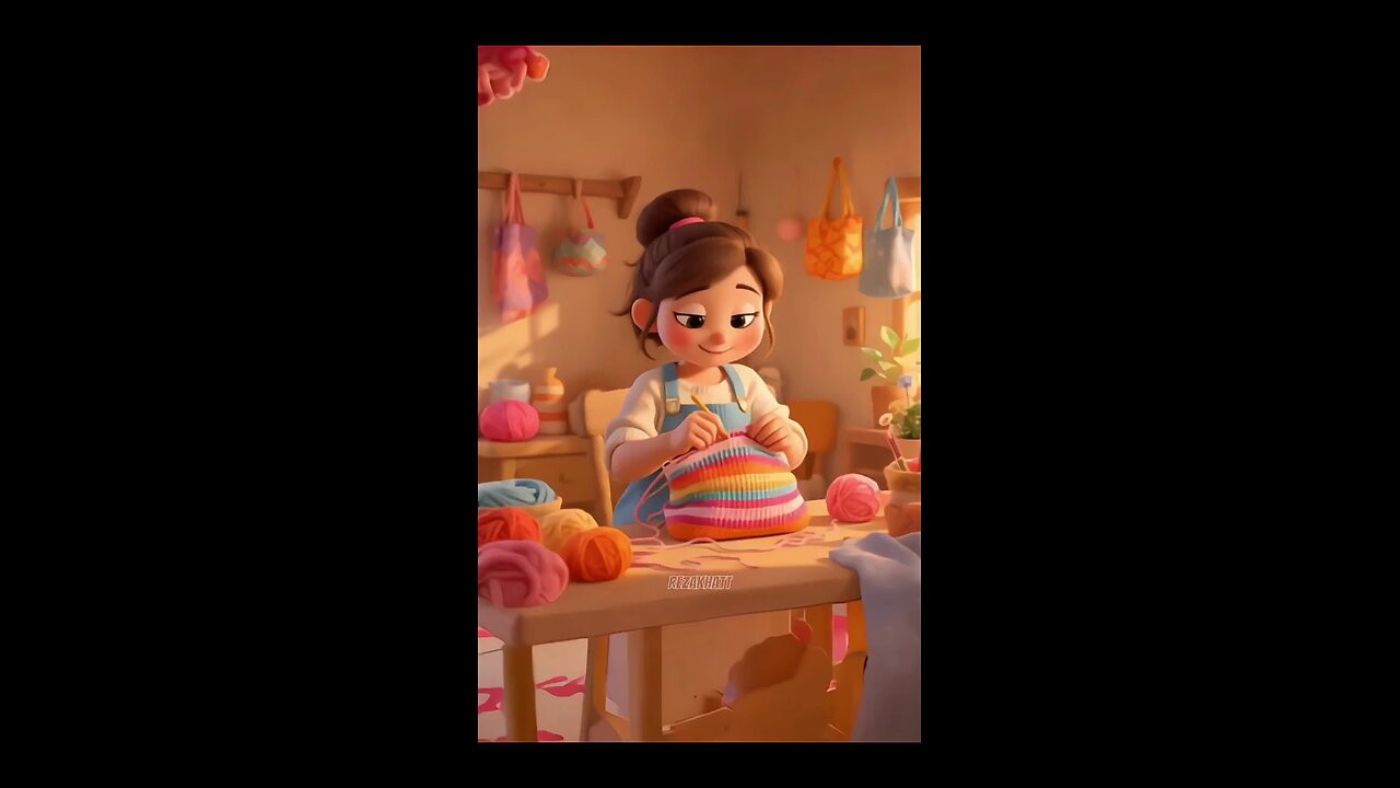 The knitting is definitely neat