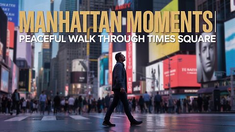 🚶‍♂️ Times Square in Motion | Relaxing NYC Walk Tour