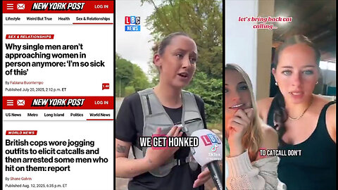 Ignoring Muslim Grooming Gangs, Uk Police are Targeting "Cat Callers" using Decoy Officers 🏃♀️👮♀