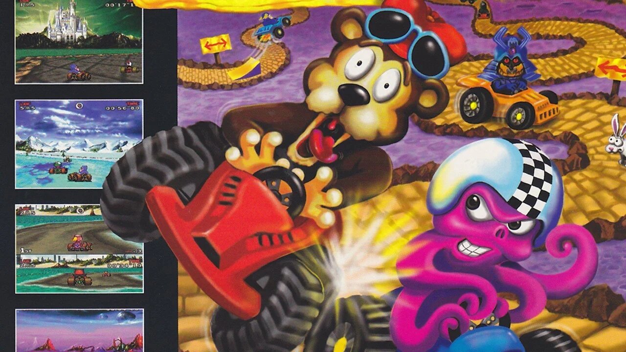 Checkered Flag (Atari Jaguar) - Concrete Canyon