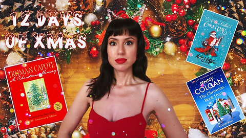 Vlogmas | 12 days of Xmas books from different genres | middlegrade, memoir, short story, romance