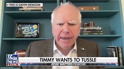 Tim Walz wants to fight me because I said men shouldn’t drink with a straw