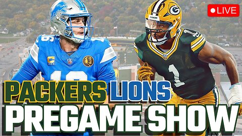 LIVESTREAM! Packers vs Lions Pregame Show!!!