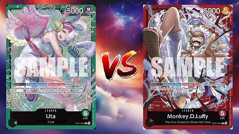 One Piece TCG Green Uta VS Gear 5 Luffy!!