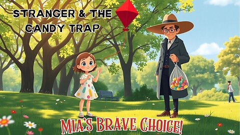 The Candy Trap: A Fun AI Cartoon Teaching Kids Stranger Danger! 🚨🪁