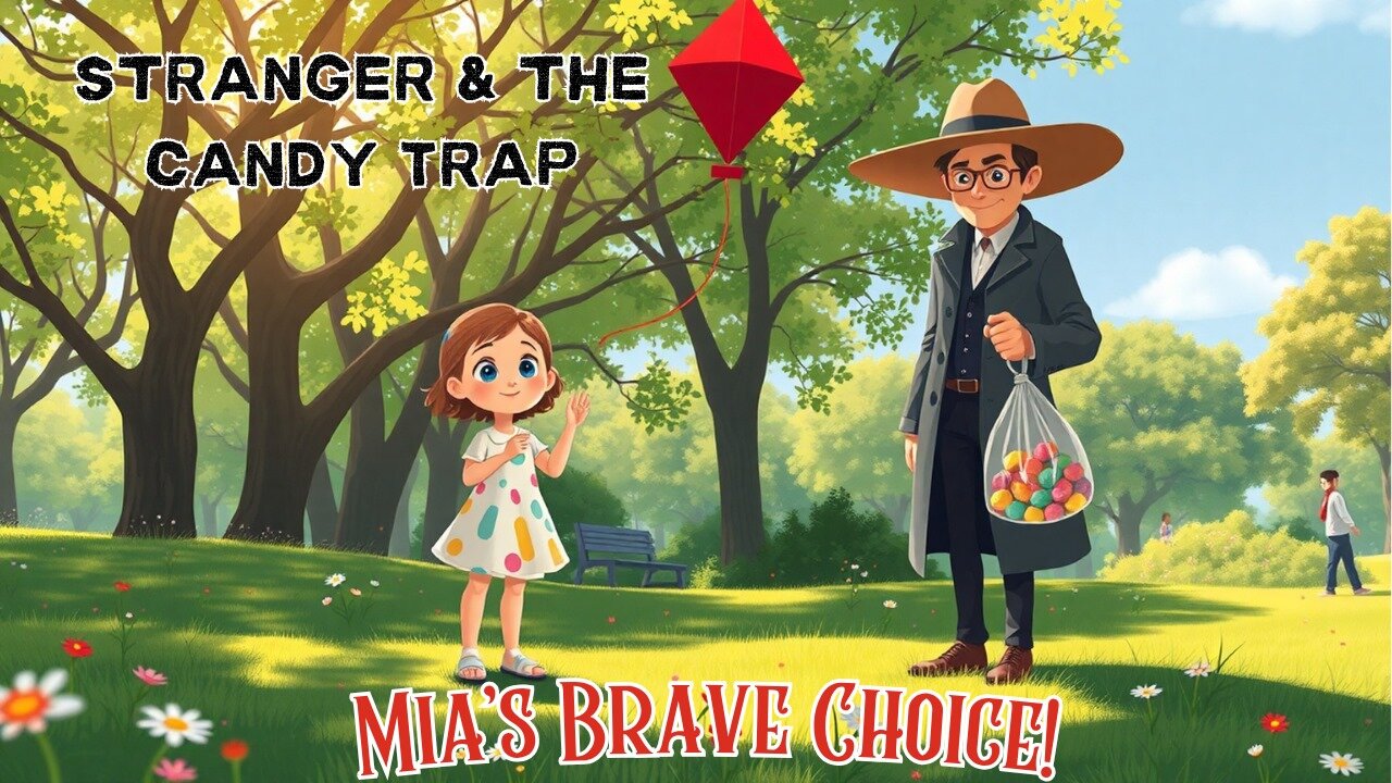 The Candy Trap: A Fun AI Cartoon Teaching Kids Stranger Danger! 🚨🪁