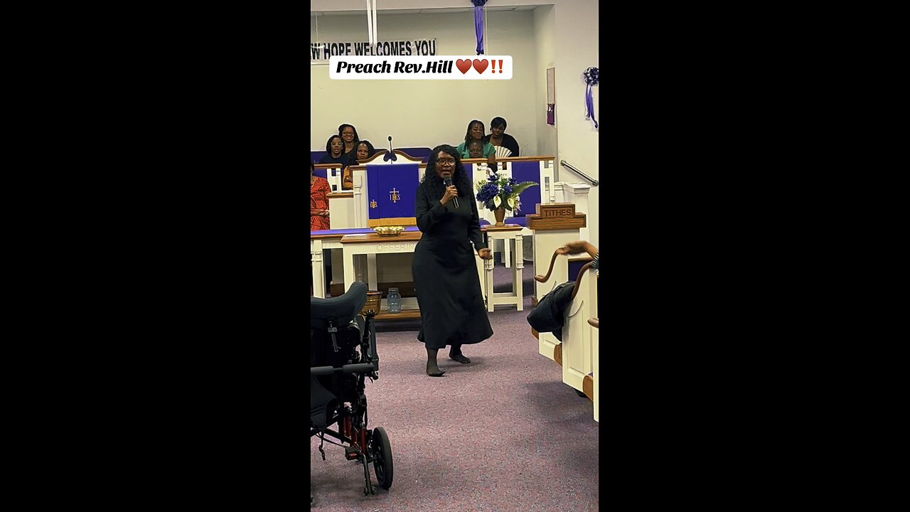 Rev. Joyce Hill Preaching 🎤🙌🏾👩🏾‍🦳