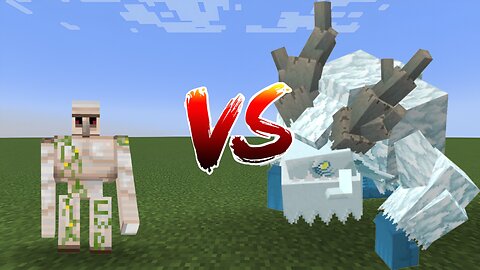 Iron Golem VS Frostmaw | MINECRAFT