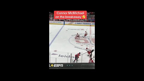 Mcmichael buries on the breakaway to give the Caps the 1-0 lead!🚨