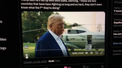 President Trump is mad 😡