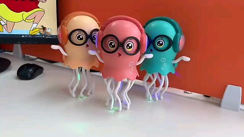 "LED Dancing Jellyfish Toy Unboxing & Review | Funny Lights & Music for Kids! 🪼✨