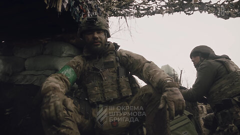 Storming Russians Foxholes