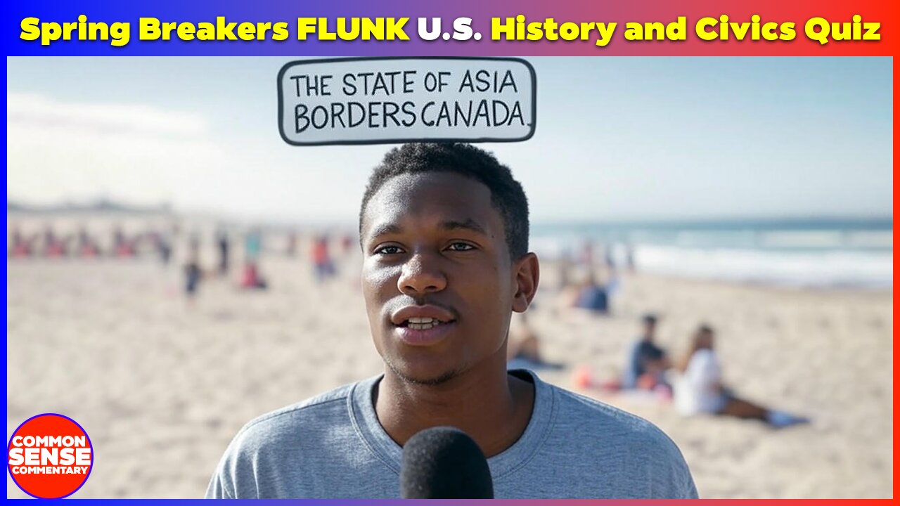 Spring Break Fails: College Kids Flunk American History & Civics Trivia!