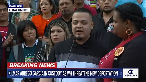 Kilmar Abrego Garcia detained at ICE office in Maryland