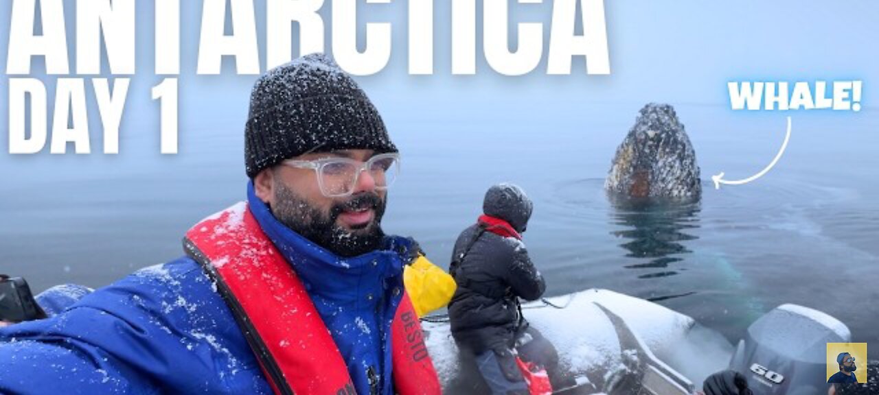 First Day in Antarctica : Whales, Penguins & Giant Glaciers | Ep 2
