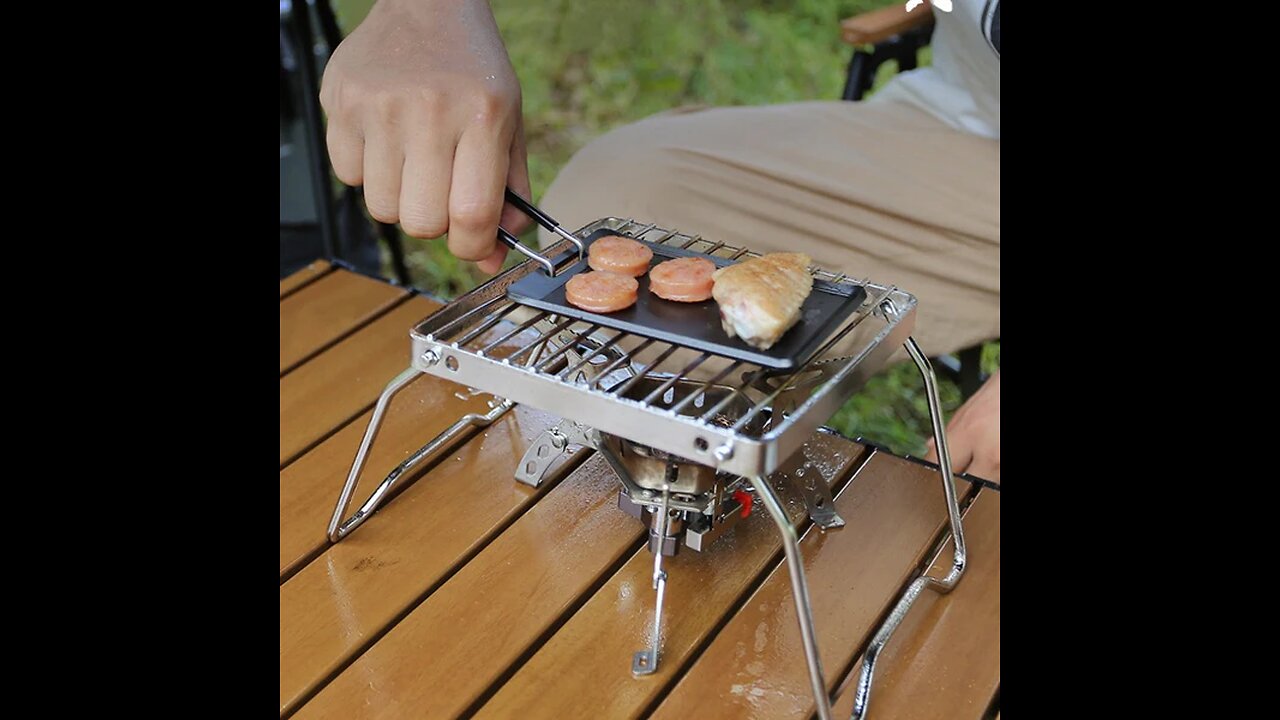 Portable Ultra-Small Non-Stick Grilling Pan For Outdoor Camping