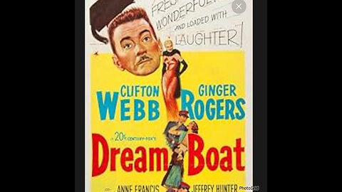CS #w307 DREAM BOAT Clifton Webb, Ginger Rogers ~ (1952)