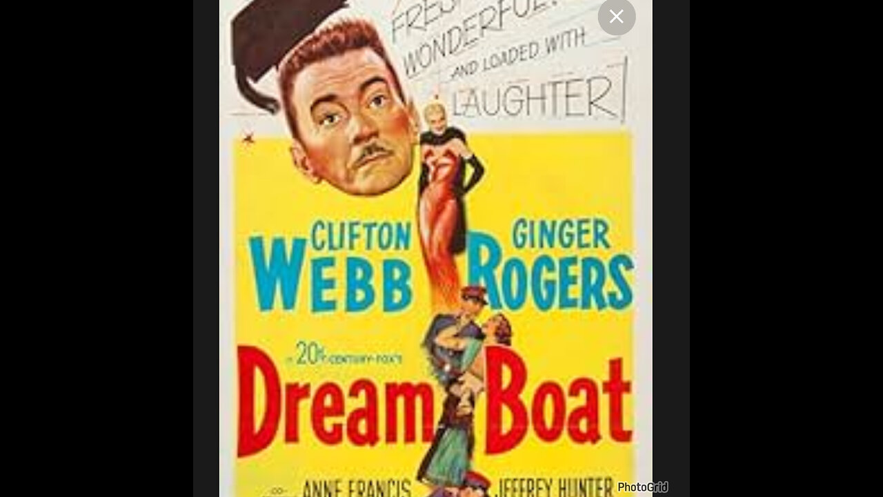 CS #w307 DREAM BOAT Clifton Webb, Ginger Rogers ~ (1952)