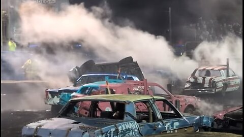 2025 Demolition Derby Tillamook Oregon! Car Flips Over!