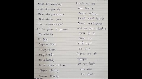 Daily spoken English video # Manglagarg