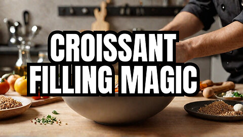 How To Make This Yummy Croissant Filling At Home!