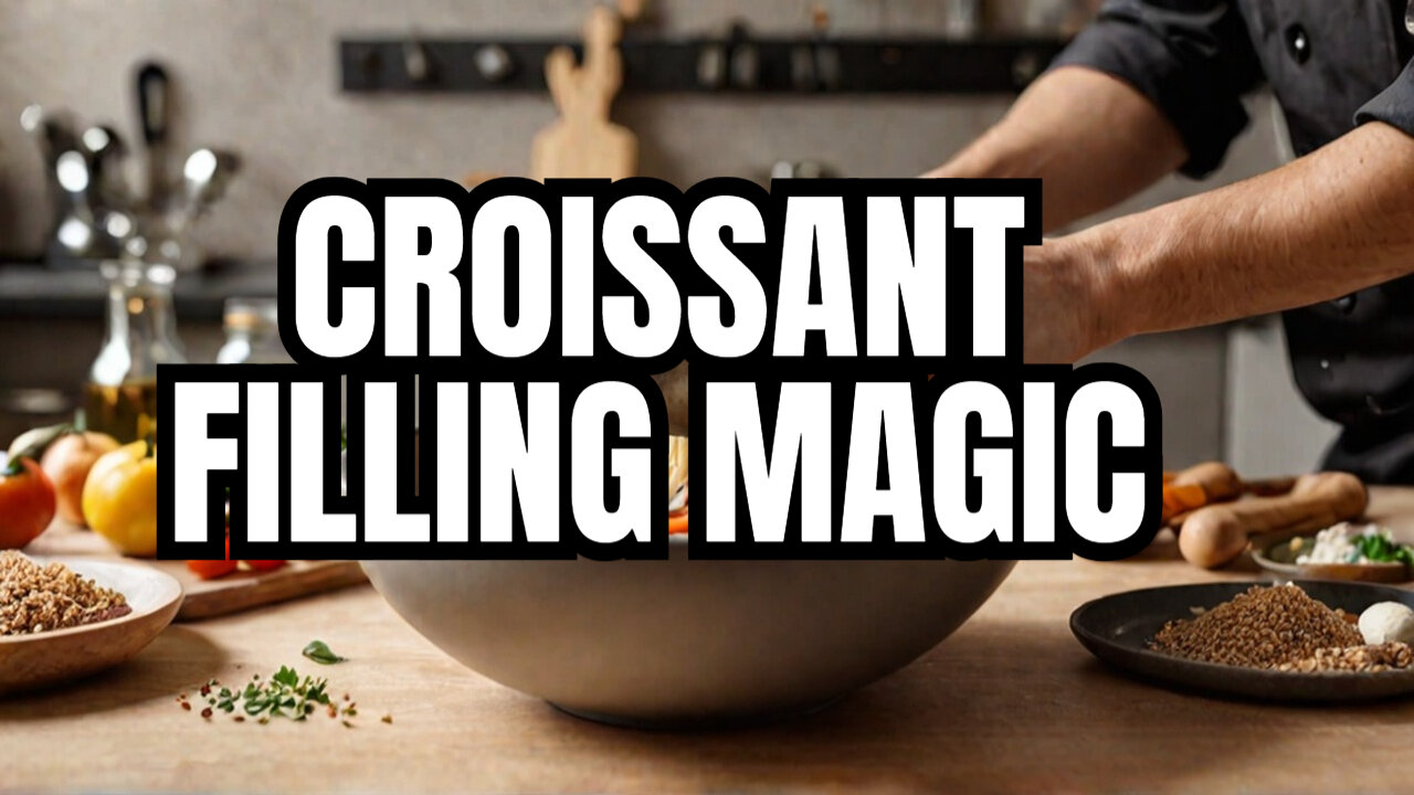 How To Make This Yummy Croissant Filling At Home!