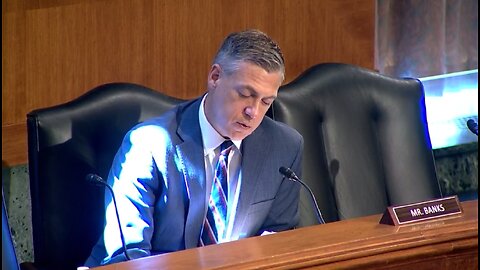 Sen. Banks at Banking Committee Hearing on Insurance Markets and the Role of Mitigation Policies