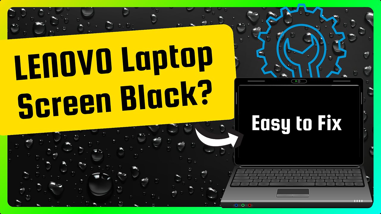 How to Fix Lenovo Laptop Black Screen But Turns On (in 1 Minute)