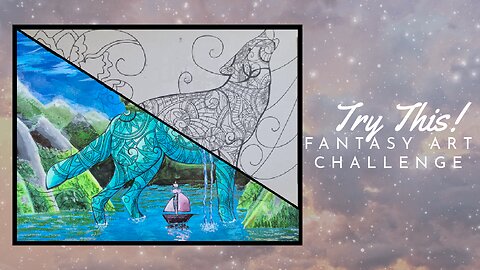 Art Challenge-Fantasy Wolf