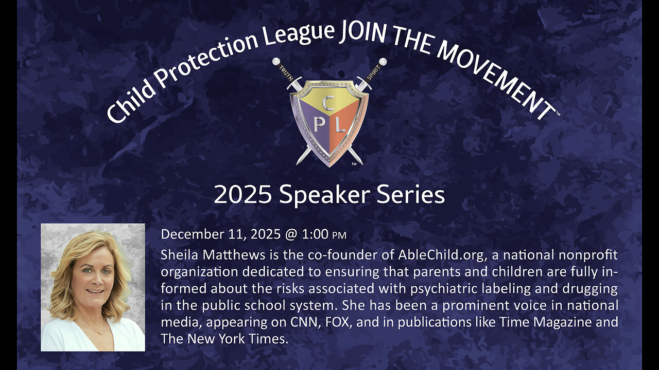 2025 Speaker Series - Sheila Matthews