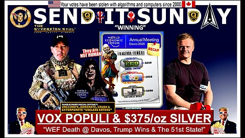 VOX POPULI w/ Callum Smiles: WEF Death @ Davos, $375/oz Silver, Trump Wins, Greenland 51st State?