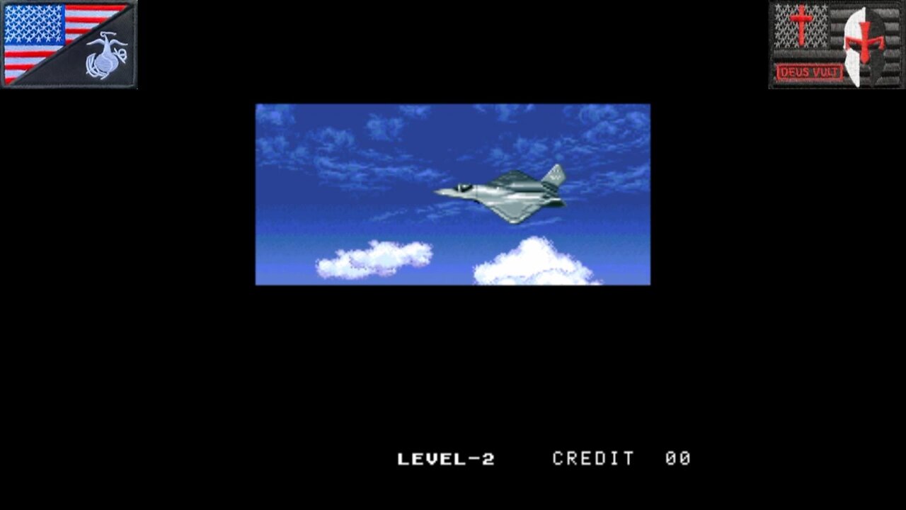 The Ending Sequence: "ソニック・ウイングス2 {#6A}" [All Modes] (Arcade) [JP Version]