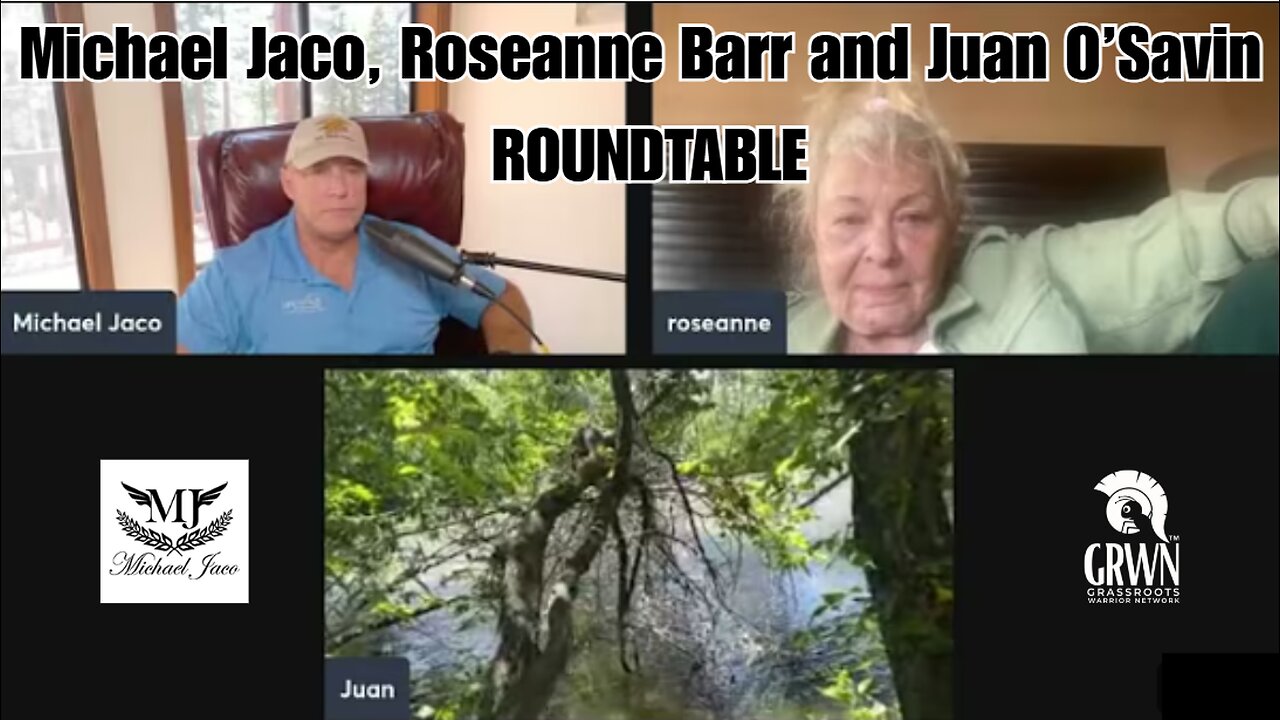 Roseanne Barr and Juan O Savin roundtable on Epstein controversy, Israel/Iran conflict and much more