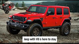 Jeep with V8 is here to stay