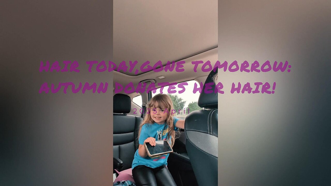 Autumn Getting her long hair cut