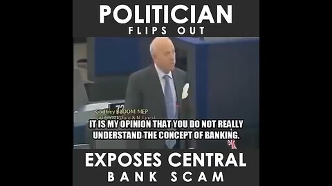 Politician Telling The Truth About Central Bank Scam