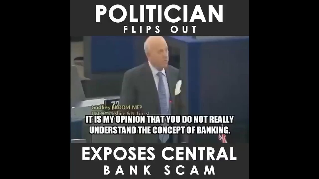 Politician Telling The Truth About Central Bank Scam