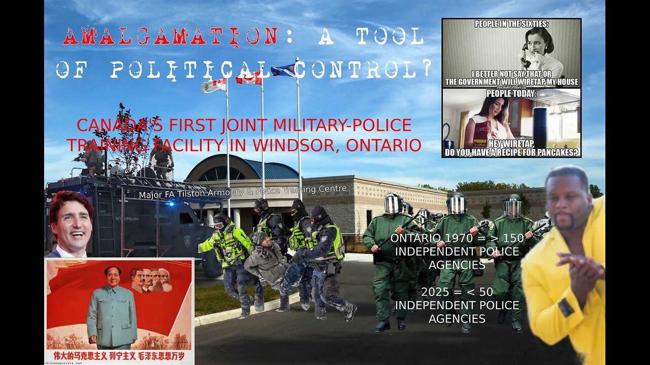 Police & City Amalgamation In Canada: Incremental Surveillance Society?